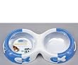 Bamboo Feed & Toss 12oz Blue Dog Diner with 4 Disposable Liners
