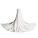 Ysiop Women 100% Silk Solid Scarf Oversize Sunscreen Shawl Infinity Beach Wrap