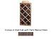 Wine Cellar Innovations Designer Series Collection Red Oak with Dark Walnut Stain Diamond Bin with Face Trim 72x34x12-in.