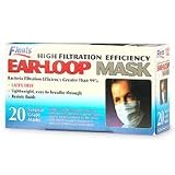 Flents High Filtration Efficiency Ear-Loop Mask 20 Per Box
