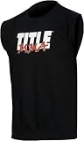 31HdDf0mpKL. SL160  TITLE MMA Sleeveless Basic Logo Mens Tee