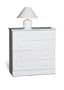 White 4-Drawer Chest