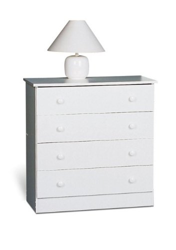 Prepac Casual Bedroom 4 Drawer Chest WHD-3031-4