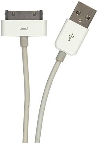 Cyberguys Apple MFi Certified 30 Pin USB Charging and Sync Dock Connector Data Cable for iPhone 4S / 4, iPad 1 / 2 / 3, iPod Touch, iPod Nano - 3.0 Feet / 1.0 Meters, Lifetime Guarantee
