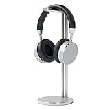 Satechi アルミニウム ユニバーサル ヘッドホン スタンド　（Sennheiser, Sony, Audio-Technica, Bose, Shure, AKG, Panasonicヘッドホンなどとの使用に最適） (シルバー)