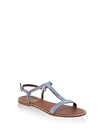 MINEVAGANTI Sandalias planas (Azul)