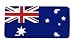 Australia Australian Flag Vanity Auto License Plate