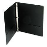 Accondash;Wilson Jones(R) Basic Round-Ring Binder, 1/2 Ring, Black