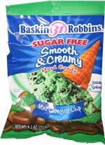 Baskin Robbins S F Mint Chocolate Chip Candy 4.2oz 12ct by Sugar-Free Candy