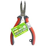 （まとめ） trad ミニ先曲りラジオペンチ（DIY 工具 プライヤー） NO.3 MBP120mm レッド＆グレー 【×20セット】