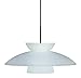 Besa Lighting 1JT-451325-LED-BR 1X6W GU24 Trilo 15 LED Pendant with Frost Glass, Bronze Finish