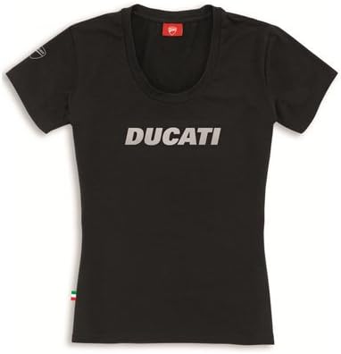 Ducati Womens Ducatiana Black T Shirt Small Sm S