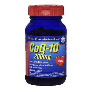 GNC CoQ 10 200mg 60 Softgel Capsules 31Hdlp E26L GNC CoQ 10 200mg 60 Softgel Capsules