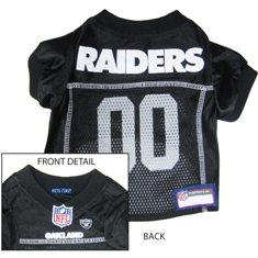Oakland Raiders Pet Jersey Size Medium