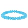 8mm Rondell Stretch Bracelet - Amazonite