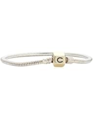 Chamilia 7.5" Bead Bracelet - Gold Snap * Authentic Sterling Silver New