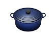 Le Creuset Enameled Cast-Iron 2-Quart Round French Oven, Cobalt Blue