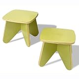 Set of 2 Eco-friendly Kid's Project Table Stool - Surfin Kids Leaf Finish Review