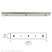 3 Port Linear Canopy (antique bronze)