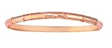 14K Rose Gold Bangle Bracelet - 8