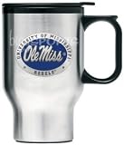 Mississippi Rebels Stainless Steel Travel Mug