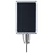 Lavi 50-1130DV Premium Slotted Vertical Drum Top Traditional Post Sign Frame, 7" Width x 11" Height Media, Chrome