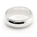 10K White Gold Wedding Bands 6mm Milgrain