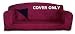Burgundy Faux Suede Replacement Cover For Large Classic Cat Settee 96x46x34cm (37.8 x18.1x13.4 inches) From ExtraComfort