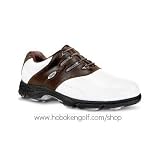 Etonic G>SOK Sof-Flex Golf Shoes White Dk Brown Size 9.5W by 