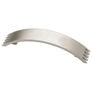 Liberty Hardware PN6516C-PLN-C 96mm Serrated Pull