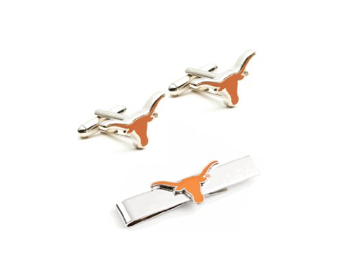 NCAA Texas Longhorns Cufflinks and Tie Bar Gift Set