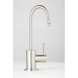 Parche Cold Water Filtration Faucet with Lever Handle Finish: White Powder Coat