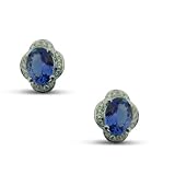 14K Exquisite Tanzanite and Diamond Earring (NEW ARRIVAL)
