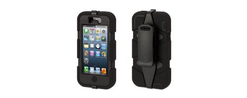 Griffin 605031SVFB Survivor Case for iPhone 5 1 Pack  Retail Packaging  Black Picture
