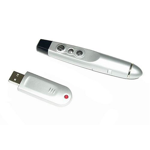 RF Wireless Laser Pointer Presentation Device (with Page Up/down Presentation Function and more!