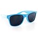 Sonnenbrille 80s Retro Wayfarer Style neon blau