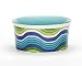 (Price/1)Kate Ward Thacker Aqua Wave Dog Dish 8