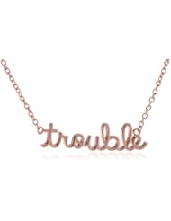 Shy by Sydney Evan Trouble Diamond Bezel Necklace, 16.25"