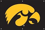 Iowa Hawkeyes New Large House Flag Banner