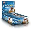 Quest Bar 100% Natural Coconut Cashew - Low Carb, High Protein Bars that are High Fiber and Gluten Free - Box of 12