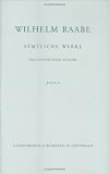 S�mtliche Werke. B�nde 1-20 und Erg�nzungs-B�nde 1-5: Alte Nester. Das Horn von Wanza: Bd. 14 (Raabe, Samtliche Werke)