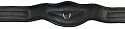 SHAPED CURVED ZIG ZAG ENGLISH LEATHER GIRTH BLACK 50"