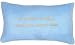 123 Creations C801A.10x16 Inch Icy Blue Cashmere Blend Saying Pillow - I Made a Wish