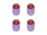 National Guard - Army Military - Tire Rim Wheel Valve Stem Caps - Purple