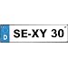 1 METALL SCHILD SE-XY 30 30. Geburtstag