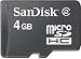 SanDisk SDSDQ-004G-A11M MicroSDHC 4GB Card (Black)