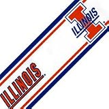 Univ. Illinois Fighting Illini - Wallpaper Border