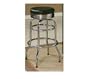 2 Chrome Metal Barstools Retro Style Bar Stools