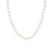 14k Yellow Gold 8.5-9mm White Freshwater Cultured AA Quality Pearl Necklace, 20"