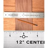 Buy 12 STAINLESS STEEL CENTER FINDER RULER By Peachtree Woodworking - PW1365 by Peachtree Woodworking